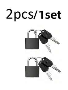 Multicolor Mini Padlock With Keys, Color Plastic Shell Lock, Zinc Alloy Small Lock, For Luggage, Backpack, Gym Locker Lock, Suitcase Lock, Classroom Padlocks For Travel Storage Cabinets And Vacation Suitcases Colored Plastic Padlock For Students Backpacks Diaries And Savings Tanks Travel Accessories For School Gym Summer Travel Essentials, Gift For Giving Family Friends Lovers - Multicolor - View 11