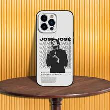Funda de teléfono del cantante mexicano José José compatible con iPhone 17, 16, 15, 14, 13, 12, 11, Pro, Max, Plus, X, XS, SE4, E, Mini, funda suave de color negro, funda compatible con iPhone 17, funda 17 Pro, funda 17 Pro Max - z7 - Ver 6