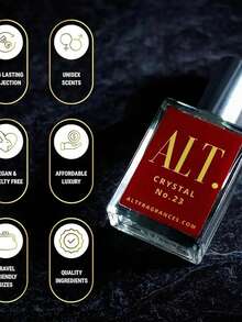 ALT. Crystal No.23 Unisex Eau De Parfum - 60ml / 2oz  Long-Lasting Floral Jasmine & Amber Fragrance ,Sensual & Elegant Scent For Men And Women,Valentine's Day Gifts,Perfume Women&Man,Gifts For Women,Men Gifts - Tươi - Xem 2