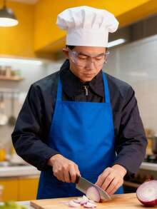 1pc Kitchen Onion-Cutting Goggles, Protective Goggles To Prevent Liquid Splashes From Injuring Your Eyes, Made Of High-Transparency PC Material, Multi-Functional Windproof Goggles, Cycling Glasses, Suitable For Wearing While Cooking In The Kitchen, And Also Suitable For Outdoor Sports.