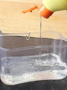 Kitchen Cleaning Kit Detergent Outlet Box+Sponge Two Pieces Press-Type Automatic Outlet Box Scouring Pad Dish Brush