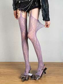 1pc Sexy Vine Pattern Mesh Thong, Suitable For Nightclub Parties And Nighttime Activities, Ideal For Nightclub, Nightlife, Dates, Performances, And Honeymoons - Playful Stockings And Bodysuits Lingerie - Multicolor - View 2