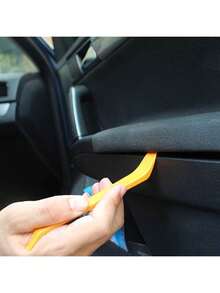 4Pcs Car Trim Removal Tool Kit - Professional Automotive Pry Tool Set For Radio/Door Panel/Dashboard Removal - Scratch Resistant Nylon And Stainless Steel Car Audio Installation Tools - Must-Have For Car Audio Repair And Interior Detailing - متعدد الألوان - مشاهدة 9
