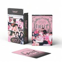 60 st. LOMO-kort + 32 st. klistermärken, HD-fotokort, FANS-MERCHANDISE, Album, Konsertartiklar, Julklapp, Liten present, Samlarobjekt