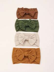 bilicaca 5 dây buộc tóc trẻ em màu kẹo có nơ, dây bản rộng, hoàn hảo cho tiệc sinh nhật và ngày lễ, phụ kiện tóc lý tưởng cho bé gái và trẻ sơ sinh. Tình yêu Valentine - Nhiều màu - Xem 2