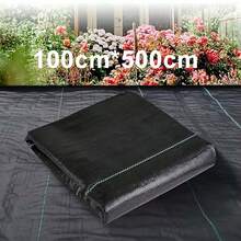 1 Cuộn vải chắn cảnh quan không dệt PP màu đen chịu lực cao có viền khâu màu xanh lá cây - Kiểm soát vườn, luống rau và luống hoa bền bỉ, vải chắn sáng và thấm nước giúp cây phát triển khỏe mạnh, tấm phủ luống rau | Bố trí sân vườn | Vật liệu chắn sáng - Nhiều màu - Xem 14
