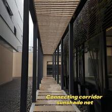 1pc 90% Shade Rate Brown Sunshade Net, High Density Polyethylene Fabric, UV Protection, Suitable For Yard, Outdoor Camping And More