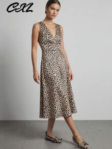 أحذية نسائية مسطحة سهلة الارتداء - بطبعة نمر مع زخرفة فيونكة، متعددة الاستخدامات لجميع المواسم، مناسبة للمناسبات الرسمية والكاجوال على حد سواء، سهلة التنسيق، بطراز رجعي، بطانة مريحة، مثالية للملابس الكاجوال والزي المكتبي، متينة