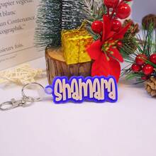 1 Pc Custom Acrylic Bag Tag Keychain 3D Backpack Tags Kids Tags Keychain Acrylic Name Tag Lunch Box Tag Luggage Tag Diaper Bag Tag Kids Backpack Tag Gift For Mom,Customized Keychains & Accessories,Easy Comfort,Apparel Accessories,Chic Autumn,Boyfriend,Girlfriend,Family,Friends - Silvery - View 48