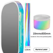 1PC Laser Pickleball Paddle Protection Tape-Paddle Head Edge Guard-Racket Edge Protection Tape-Fit Perfectly Curved Edge Laser Tape - Multicolor - View 13