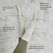 Pilates Socks Yoga Socks For Women, 2/3 Pairs Non Slip Grip Socks For Pilates, Yoga, Pure Barre, Ballet, Dance