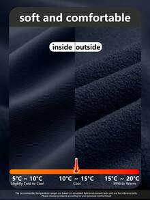Chaleco de forro polar con cuello alto y cremallera para hombres - Prenda exterior sin mangas ligera para otoño-invierno, ideal para senderismo, viajes urbanos y actividades al aire libre con un ajuste estilizado - Azul Marino - Ver 9