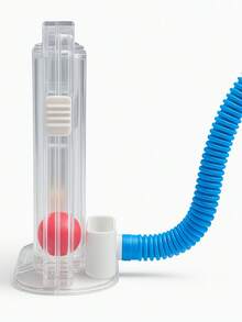 Inspirometro 3 Bolas (inhalación) Ejercicio Respiratorio - Blanco - Ver 2