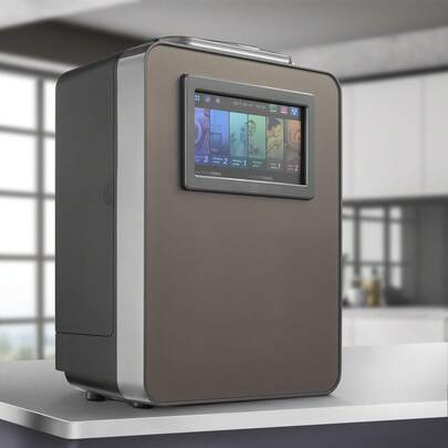 Máquina ionizadora de agua alcalina , purificador de agua alcalina ácida con hidrógeno de pH 2,5-11,2, sistema de filtración de agua para el hogar con 6 configuraciones de agua, ORP de hasta -850 mV, 10 000 l por filtro, función UV, calentamiento de agua