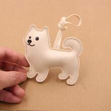 Colgante de perro pequeño lindo de cuero sintético, colgante de cuerda para bolso, accesorio pequeño - Multicolor - Ver 2