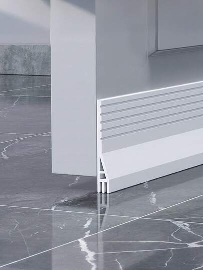 1 peça de vedação contra correntes de ar para portas, adequada para portas externas e internas, tira de vedação inferior para portas, batente de porta, bloqueia o ar frio no verão e o ar quente no inverno, aplicável a quartos de hotel e quartos.