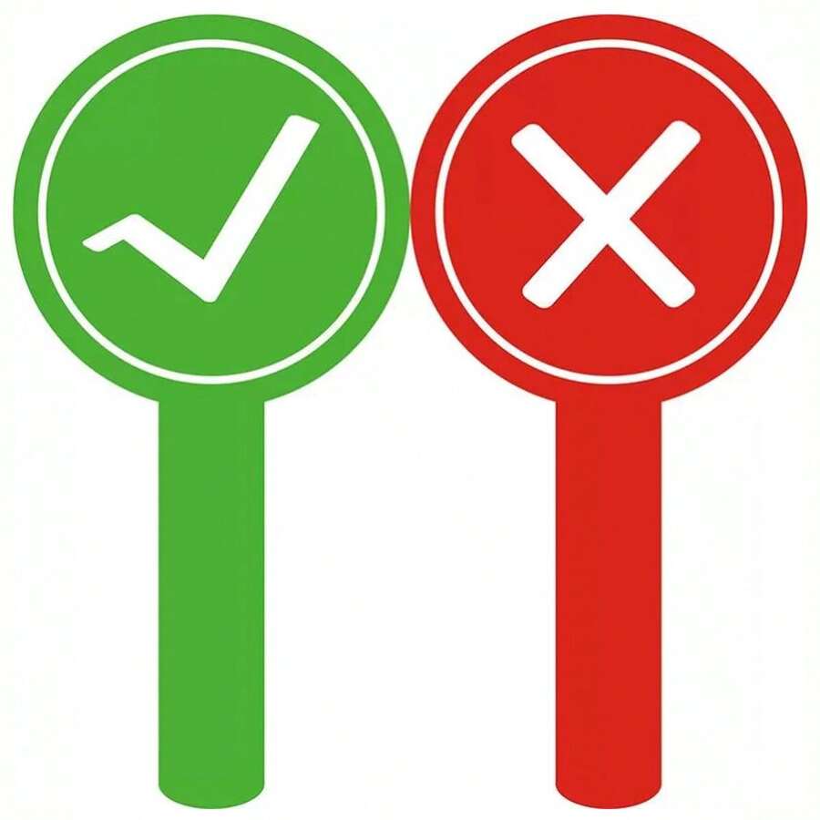 Right Or Wrong Hand Raise The Card, Hook Cross Circle Raise The Hand Card Halloween, Thanksgiving, Christmas, Portable Classroom Answer Card, Kindergarten Classroom Teaching Aids Hand Card Referee, Judge Right And Wrong Score Card, Interactive Toys, PVC Materials, Two-Sided Teaching Tools Of The Right And Wrong Answer Indicator - Multicolor - View 1