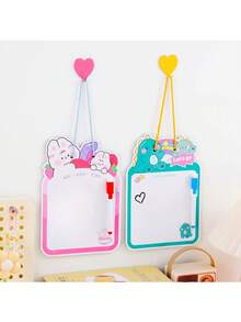 3pcs Reusable Erasable Drawing Boards, Comes With Marker Pens, Double-Sided Writable, Hanging Mode, Memo Board For Office, School, Drawing, Notes, Art Supplies Set School Supplies,Back To School