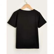 Camisetas para niñas - Negro - Ver 4