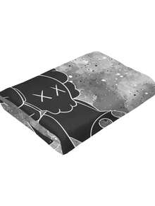 Kawss Kawaii Kaw  Blanket Flannel Blanket, Super Comfortable Winter Warm Blanket Summer Air Conditioning Blanket, Soft And Light Bed Sofa Decoration, Not Easy To Shed, - Black - View 7