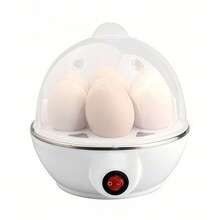 可容纳 7 个鸡蛋的多功能快速煮蛋器，适合日常使用，煮蛋、蒸蛋、煎蛋，具有自动关闭功能