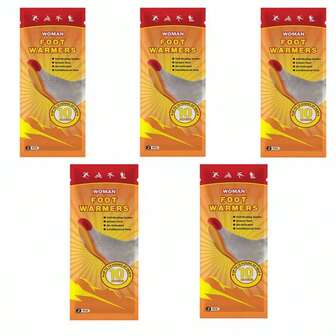 2片/10片/20片装自发热鞋垫，保暖适合户外活动，圣诞礼物，暖手宝，男士礼物，圣诞袜填充物，可充电暖手宝