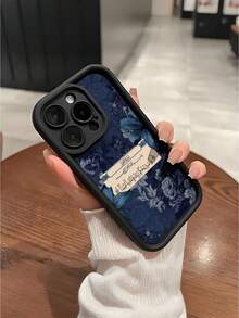 Minimalist Illustrated Arabic Letter Pattern Phone Case, Handpainted, Cover, Phone Sleeve, Protective Anti-Drop Case, Compatible With IPhone 16, 16 Plus, 16 Pro Max, 16e, 16 Pro, 15, 15 Plus, 15 Pro Max, 15 Pro, 14, 14 Plus, 14 Pro Max, 14 Pro, 13, 13 Pro, 13 Pro Max, 12, 12 Pro, 12 Pro Max, And Galaxy A05, A05S, A06 - Multicolor - View 3