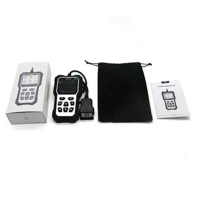 OBD2 Scanner Diagnostic Tool, Auto Enhanced Check Engine Light Code Reader With Reset, Full OBD Modes, And Carryin...