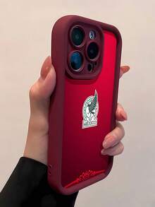 Funda para  con el espíritu del Águila de México y diseño dinámico: un toque moderno para el aficionado apasionado. Compatible con  17,  16,  16 Pro Max,  15,  15 Pro Max,  14,  13,  12 y  11 Pro. Fabricada en TPU resistente para una protección óptima contra golpes. Un regalo ideal para familiares, amigos, aficionados al deporte, cumpleaños, Halloween, Navidad y ocasiones especiales. Ofrece un agarre suave y antideslizante y un diseño artístico vibrante gracias a la impresión UV. ¡Perfecta para celebrar el espíritu y el orgullo de equipo con estilo! - Rojo - Ver 3