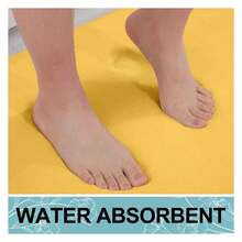 Memory Foam Bath Mat 47x17, Extra Soft And Absorbent Bathroom Mats, Non Slip Washable Carpet For Floor, Shower And Tub, Yellow - 多色78 - 查看 4
