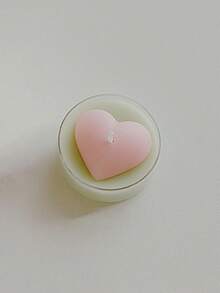 1pc New Heart-Shaped Soy Wax Candle, Dual-Tone Scented Candle, Creative Design Candle, Mini Heart Candle, For Home Decor, Gifts, Weddings, Parties, Tabletop Decor, Birthday Decoration, Lovely Decoration, Wedding, Partner, Hand Gift, Home Decor, Valentine's Day Gift, Birthday Present, Christmas Decorations, Christmas Decor, Christmas Gifts, Room Decor, Candle, Candles, Gifts, Scented Candles, Home Decoration, Gifts For Her, Scented Candle, Candle Set Gift
