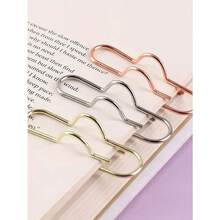 6PCS Creative Pen Clip Notebook Pen Insert Office Stationery Accessories For Convenient Carrying Pen Holder Pen Buckle Multi Functional Paper Clip, Learning Supplies - 愛情模型 - 查看 3