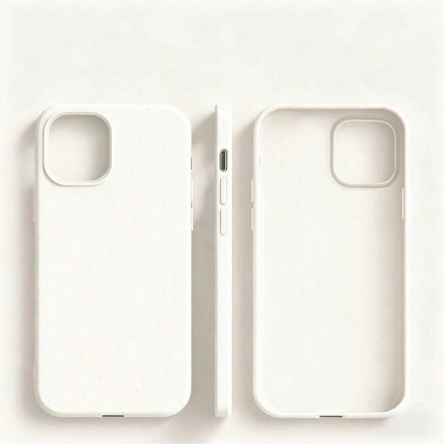 Carcasă din silicon lichid Pure White Perfection – anti-îngălbenire și protecție moale, compatibilă cu , impermeabilă, rezistentă la șocuri, la căderi, rezistentă la zgârieturi