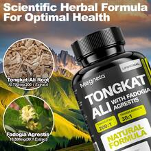 60 Capsules Horny Goat  Complex With Maca & Tribulus Terrestris - 15, 000mg Per Serving, Potent Herbal Supplement For Male, Testosterone Support, Cardiovascular Health & Immune Boost - Natural Formula For Men'S Vitality, 30-Day Supply, Holistic Wellness, Herbal Ingredients, Pure Herbs, Megneta, Pill To Last Longer In Bed, Pill For Men, Supplement For Men, Blue Chew For Men, Ed Treatment, Pre Workout, Pill, Primo Trt, Men Pill - TONGKAT ALI-Một chai - Xem 3