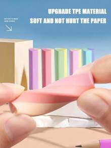 4/5pcs Random Cute Bento Box, Dessert, Makeup Remover, Stationery Set Combination, Back To School Season