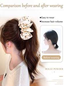 High Ponytail Wig Banana Clip New Wavy Curly Hair Clip Hairpiece Ponytail Hair Accessory