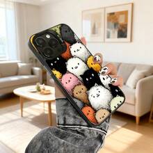 Cubierta de telefono con diseño de gatos coloridos para iPhone 14 Pro Max funda protectora con estampado de gatitos lindos en varios colores ideal para amantes de los animales uso diario y estilo casual Aplicable a teléfonos Apple y Galaxy - Blanco - Ver 5