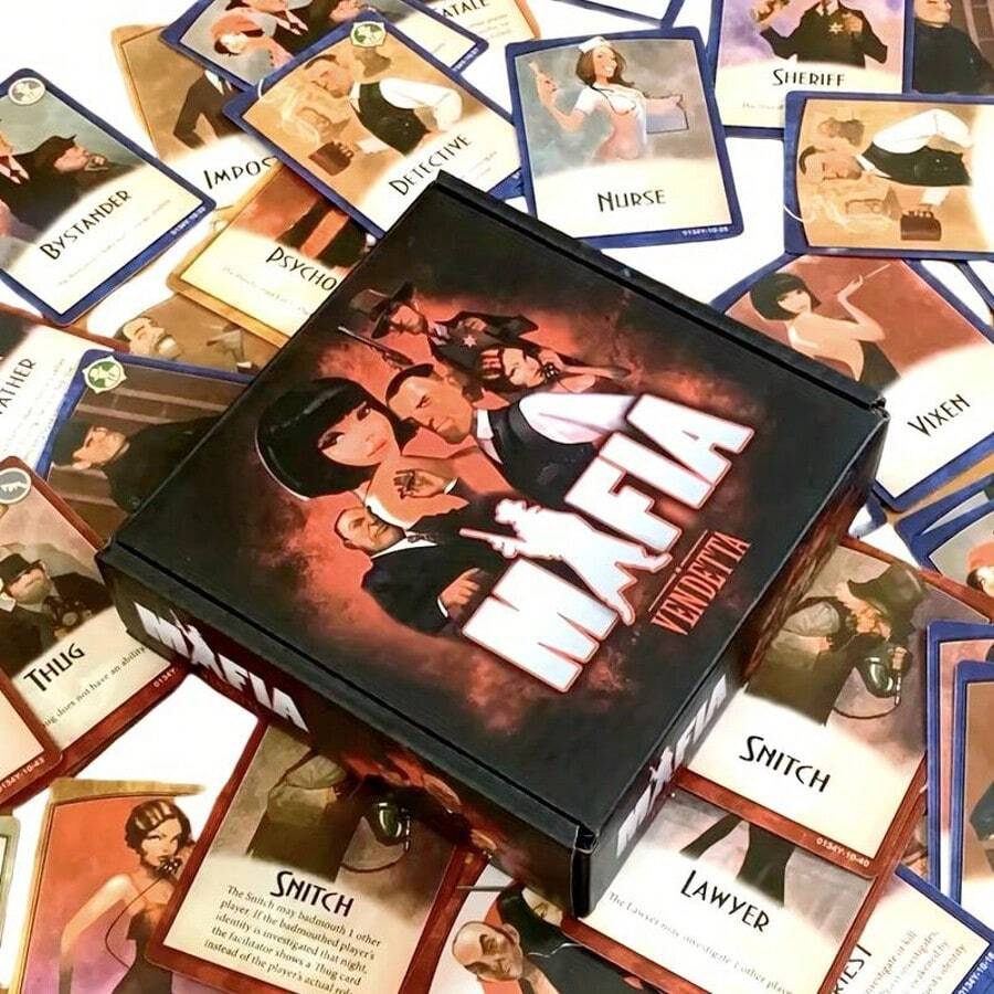 Mafia: Revenge "- A Role-Playing Social Reasoning Game, And A Game That Exercises Logical Thinking. The Game Has A Fast Pace, Full Of Strategy And Psychological Games, Gradually Advancing Through Suspicion, Accusation, And Execution - Orange - View 1