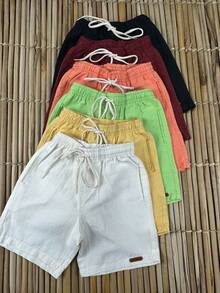 BOYS' BERMUDA SHORTS CHILDREN'S PREPPY FASHION NEW RELEASE - Beige - View 3