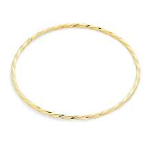 Stacking Interlocking Tri Color Twist Multi Bangle For Women Teen Bracelets Round Rose Gold Silver Plated