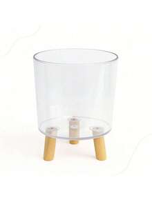 Modern Minimalist Tripod Decorative Plant Pot - Clear - View 2
