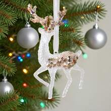 Decorative Hanging Ornaments - White - View 5