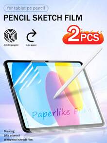 2Pcs Screen Protector Compatible With Ipad 11th A16 2025 Paper Feel Anti-Acratch Ultra Thin Ultra HD Drawing Compatible With Ipad 7/8/9th 10.2 Air 4 5 10.9 10th Generation Pro 11 1st 2nd 3rd Mini 1 2 3 4 5 6 Film Matte PET Painting Write Compatible With Ipad 10.5 Pro Air 3 9.7 Pro Air 1 2 Pro 12.9 - 2pcs - View 15