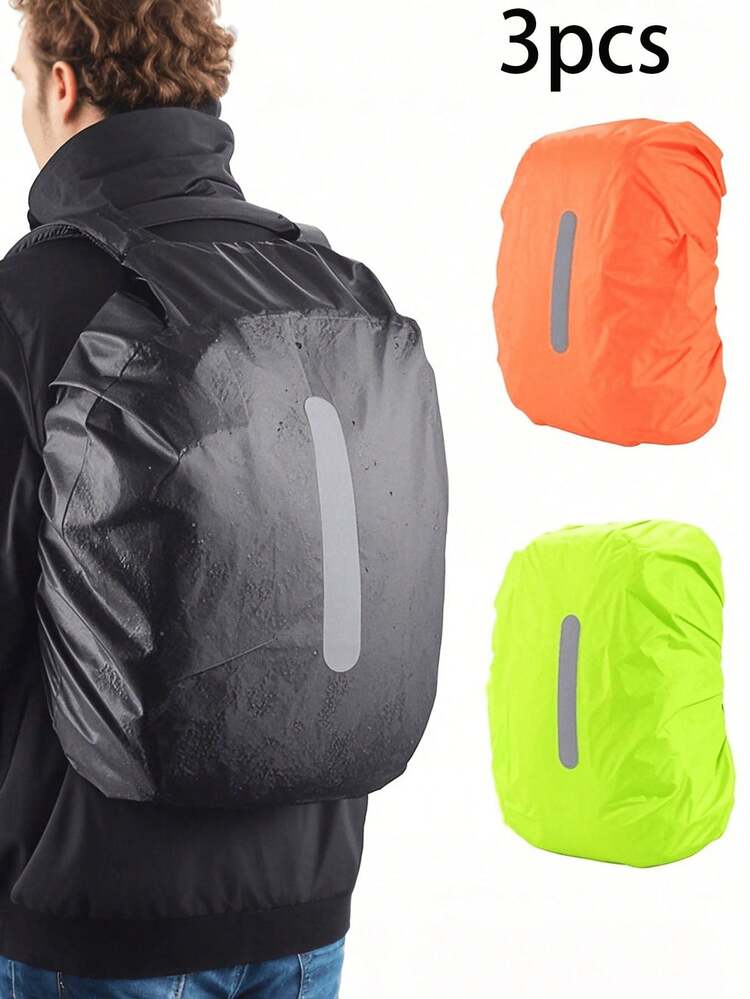 backpack rain cover reflective MOPHOEXII 2 Pack Waterproof Cover, Ultralight Compact Portable Backpack Rain Cover,for Hiking, Camping, Traveling : Sports & Outdoors Whether you are hiking Unique Bargains Reflective Backpack Rain