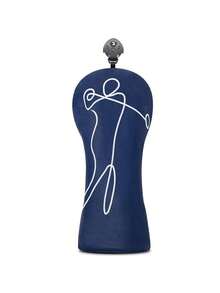 Vỏ bọc đầu gậy đánh golf Blue Swing Line Figure - Thiết bị bảo vệ bền bỉ dành cho người đam mê golf và người yêu thích thiết kế | Hoàn hảo cho việc luyện tập hàng ngày, các trận đấu giải đấu và các chuyến đi chơi cuối tuần - Màu xanh lam - Xem 11