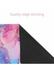 一款精美的大理石纹腕托鼠标垫+键盘支架+游戏鼠标垫+杯垫，加厚防滑设计，带腕托，办公电脑防滑鼠标垫，男女通用，学习用品，办公用品，返校季游戏鼠标垫