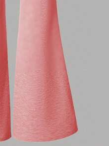 女童卡通蝴蝶结印花圆领卫衣和喇叭裤套装