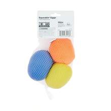 Outward Hound Squeakin' Eggs Plush Replacement Dog Toys - 3 Pack - 彩色 - 查看 3