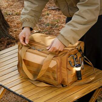 Bolsa de hombro con capacidad de 20L, bolsa de almacenamiento para entrenamiento al aire libre, bolso de viaje con múltiples bolsillos, bolso de negocios portátil para uso diario