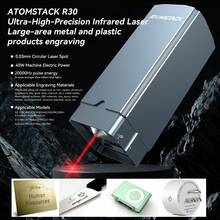 Atomstack R30 Infrared Laser Module 0.03mm Laser Spot Fiber Laser Replacement Engraving Head UK
